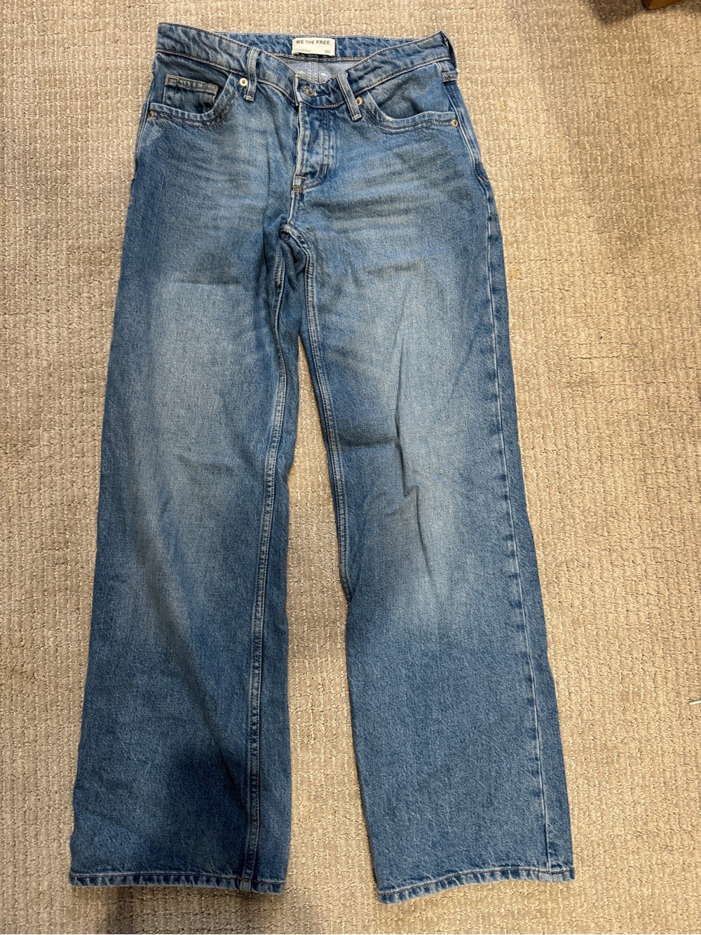 We The Free Women's Wide-Leg Jeans in Medium Blue